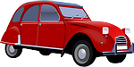 red car illustration