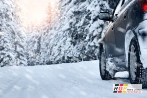 Car Driving in Snow