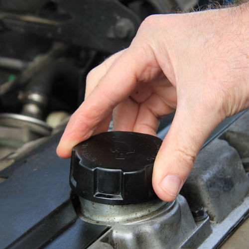 removing cap for oil change