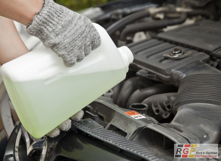 Gets Rid of Old Coolant